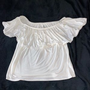 American Eagle, White, Off the shoulders,